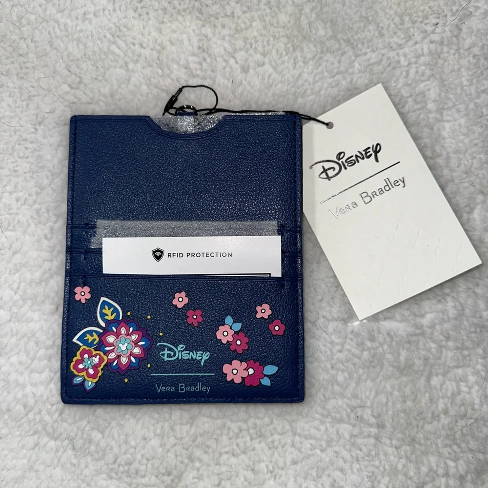NWT Disney Vera Bradley RFID Passport Wallet